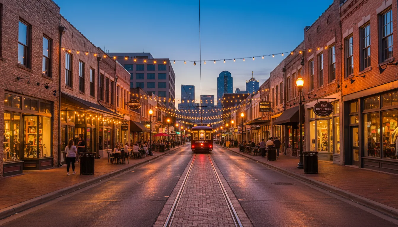 Bishop Arts Dallas TX valet parking